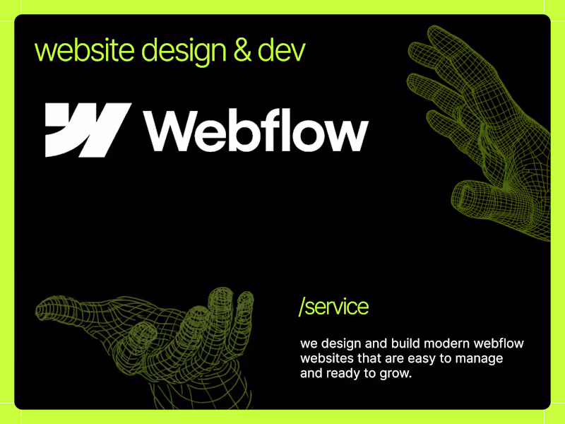 Cover image for Webflow Website Design & Development