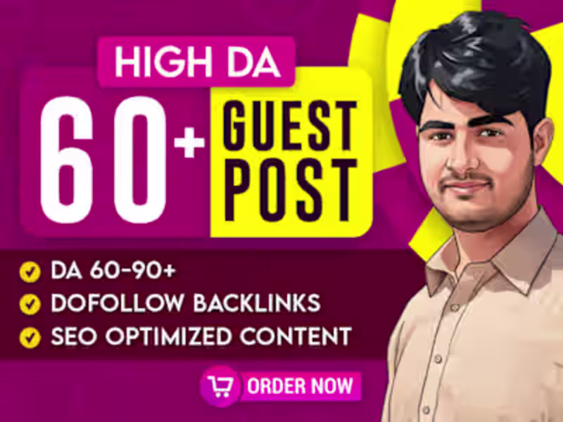 Cover image for Guest Posting & SEO Backlinks to Boost Website Rankings