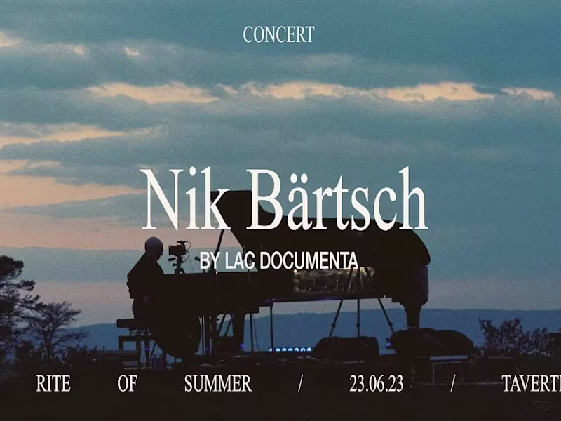 Cover image for Mix and Master Nik Bärtsch's Live Concert at the Rite of Summer