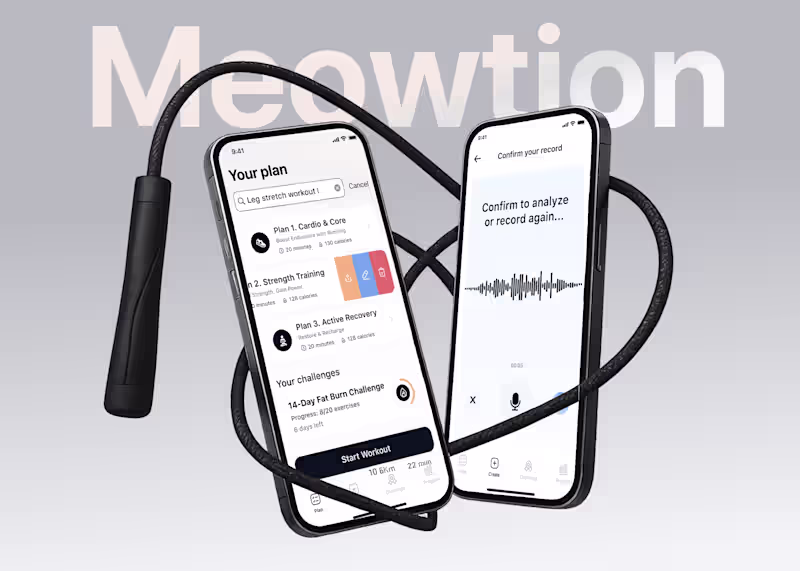 Cover image for AI Fitness app | UI/UX | Healthcare