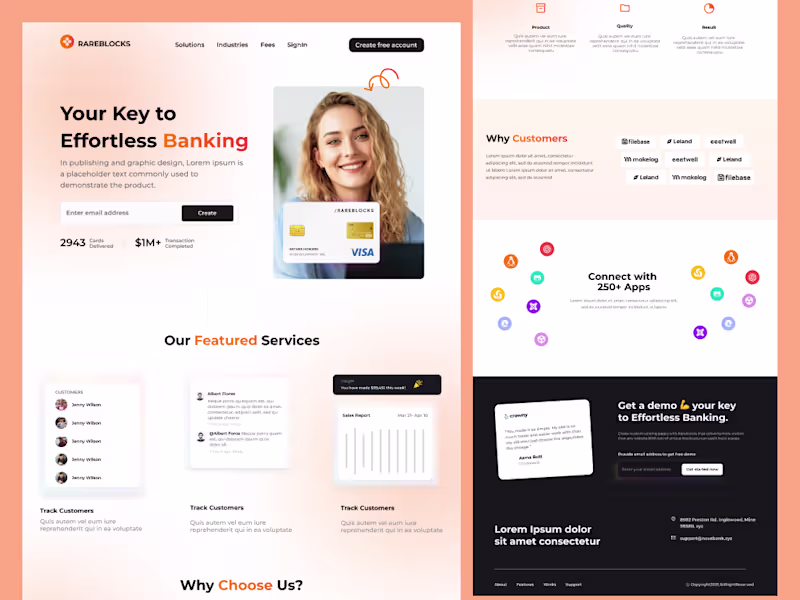Cover image for Banking Website Design