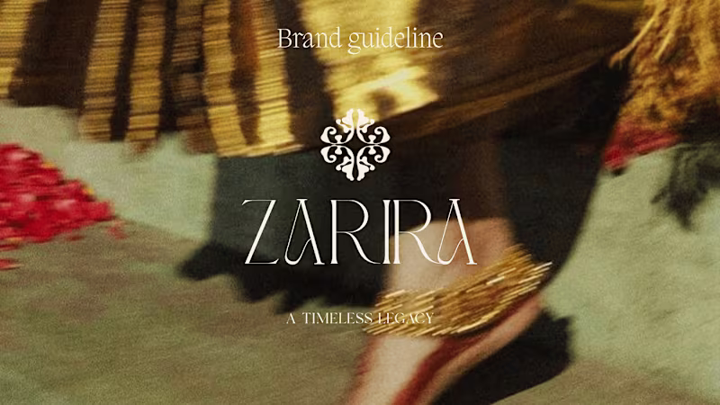 Cover image for Zarira - Indian luxury clothing brand