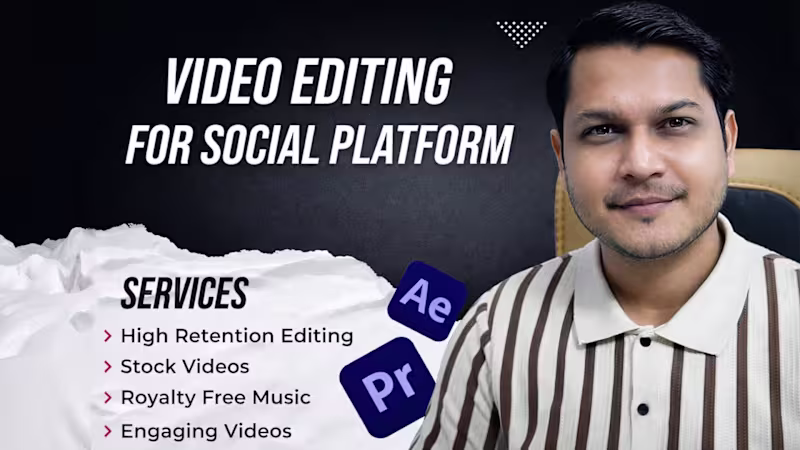Cover image for I will create shorts form video for social media.