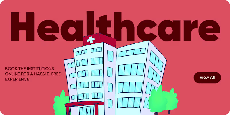 Cover image for User Interface design of a healthcare website