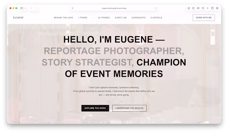 Cover image for Eugene Photography – Portfolio Photography