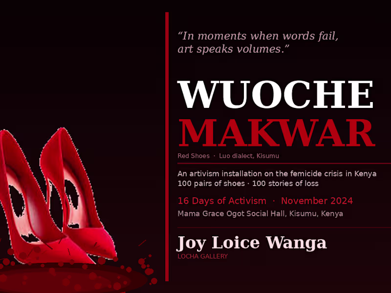 Cover image for WUOCHE MAKWAR (RED SHOE )