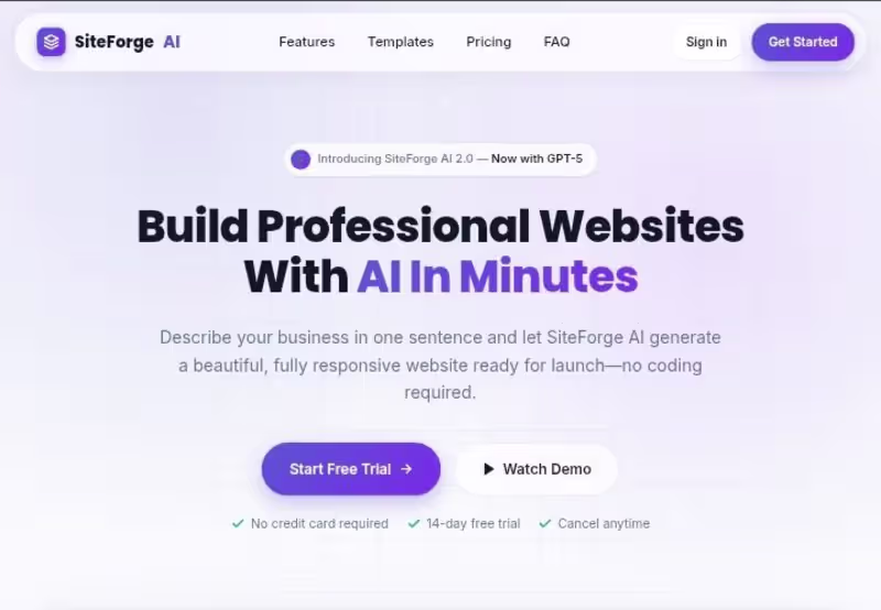 Cover image for I will design a modern AI SaaS landing page