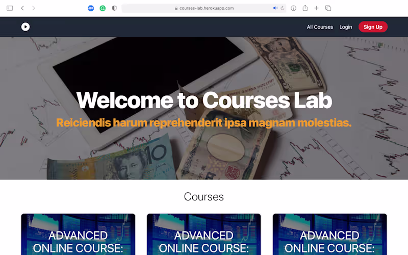 Cover image for Courses Lab

This is a test