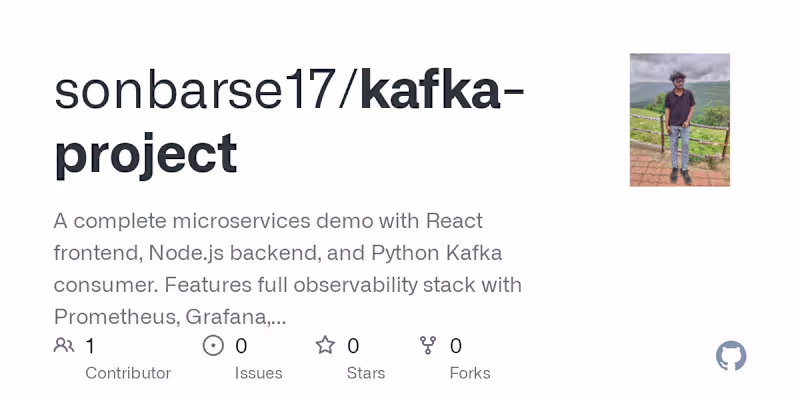 Cover image for DevOps Microservices Project - Local Deployment