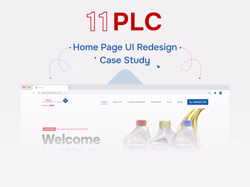 Cover image for 11PLC: A UI Overhaul for Improved Usability and Clarity