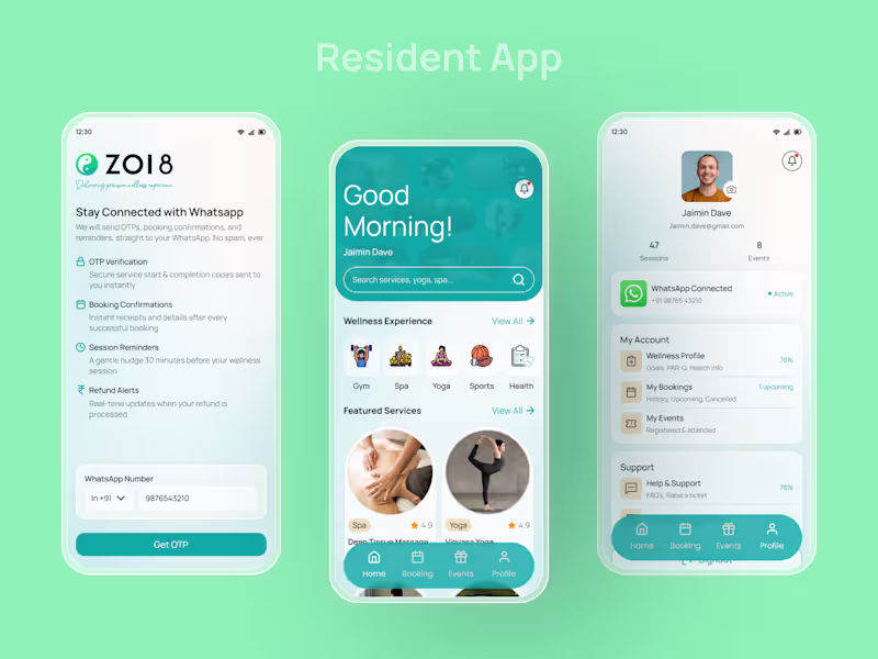 Cover image for ZOI8 Wellness — Resident Mobile