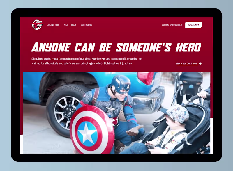 Cover image for Humble Heroes of FDNY: Web Design & Webflow Development