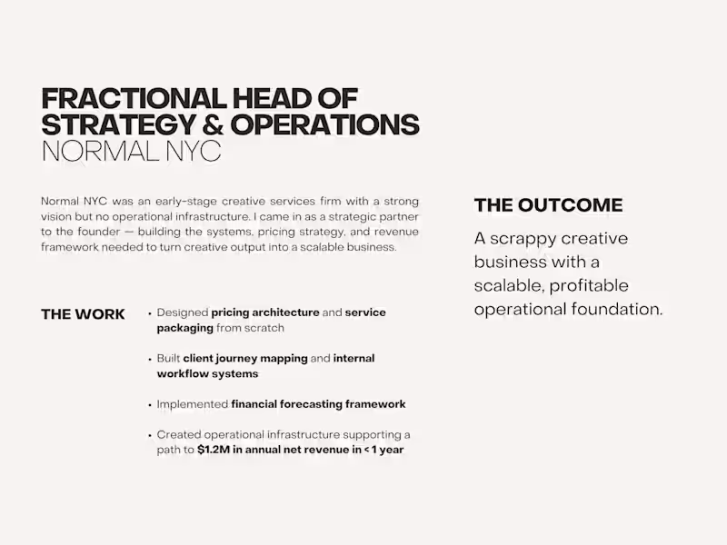 Cover image for From Scrappy to Scalable: Operations & Growth Strategy