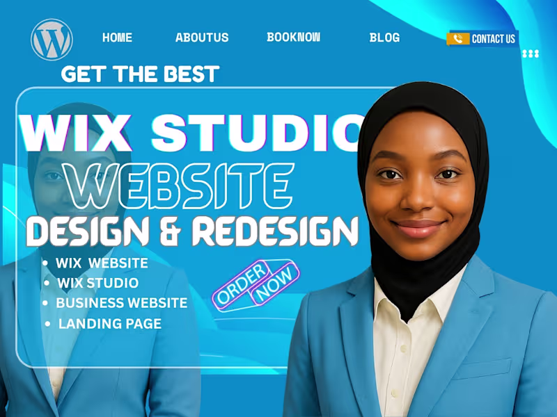 Cover image for Wix Website| Wix Website Design| Wix Website Redesign|Wix Studio