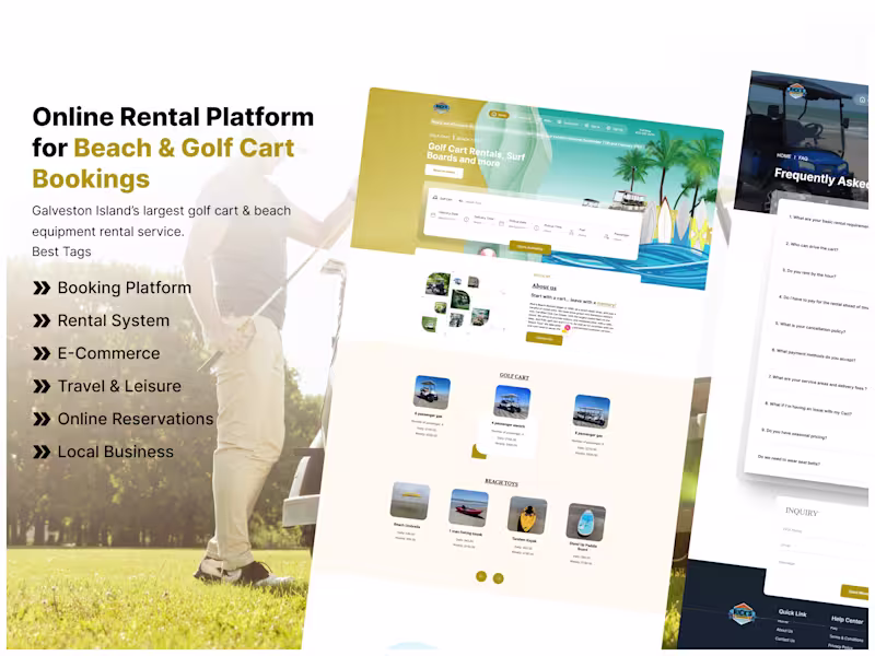 Cover image for Beach Rentals — Smart Booking
