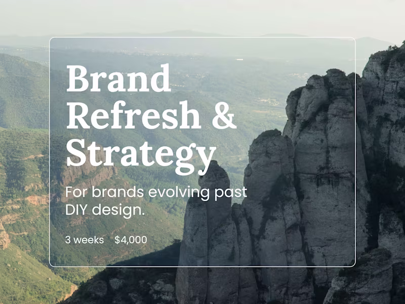 Cover image for Brand Refresh & Strategy