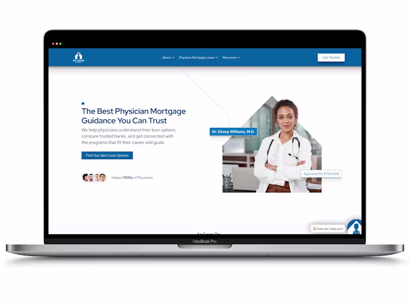 Cover image for Dr Home Finance Website