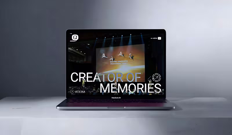 Cover image for Custom Webflow website for Dutch event agency Eventz