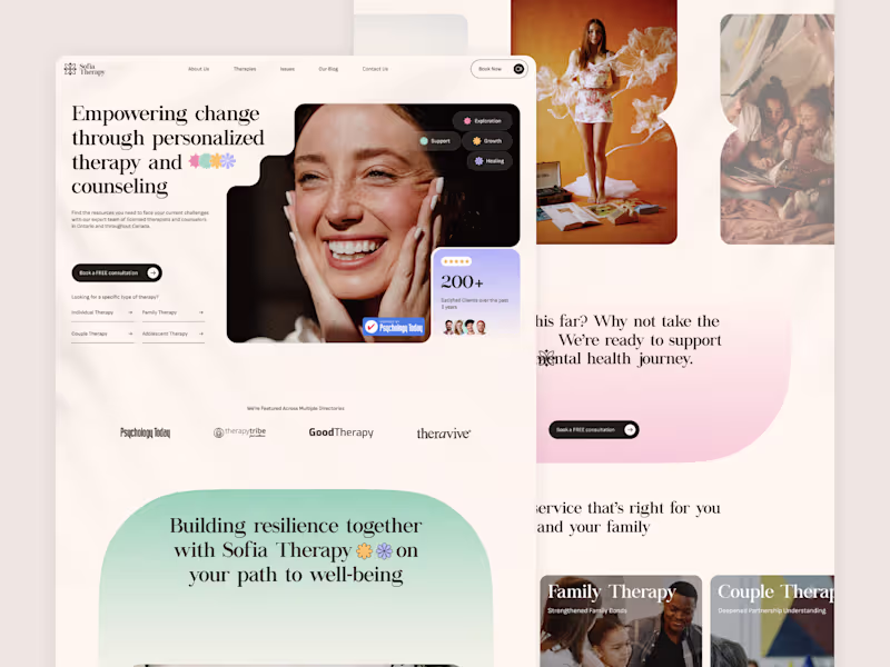 Cover image for Mental Health Website Design
