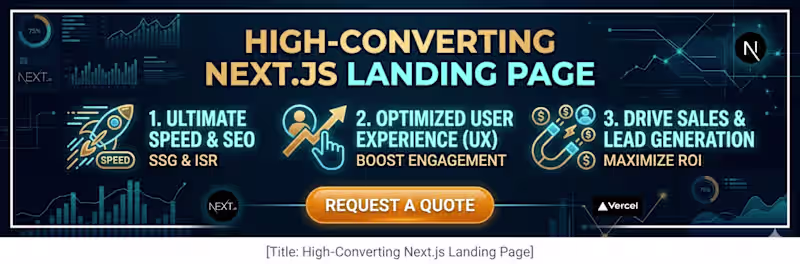 Cover image for High converting next js landings