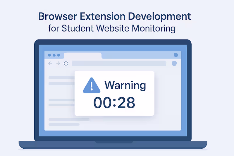 Cover image for Chrome Extension Development for school's student Monitoring
