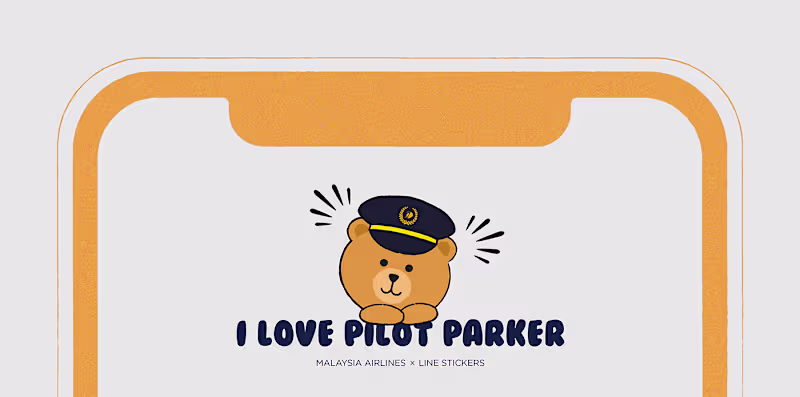 Cover image for Chat Stickers for Malaysia Airlines