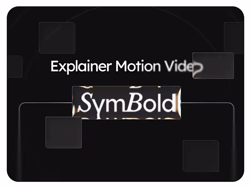 Cover image for Explainer Motion Video SaaS digital product 