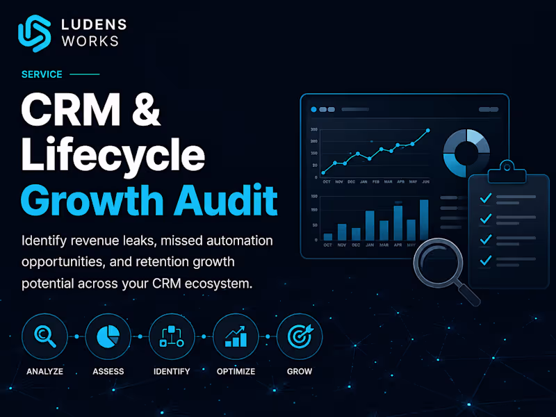 Cover image for CRM & Lifecycle Growth Audit