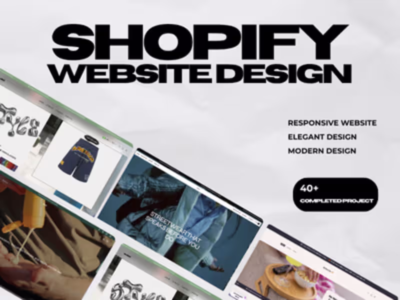 Cover image for Shopify Dropshipping Store Setup & Design