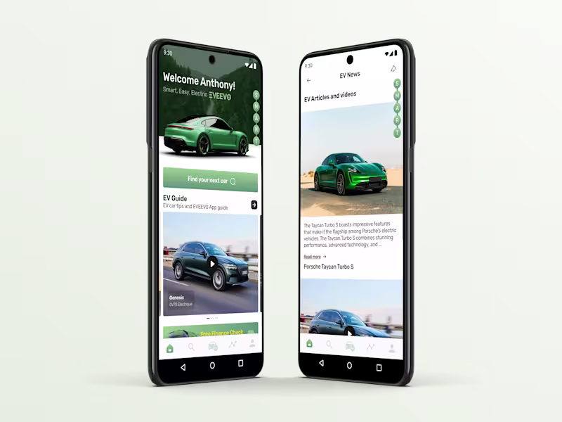 Cover image for EVEEVO is a mobile app designed to simplify the process of b...