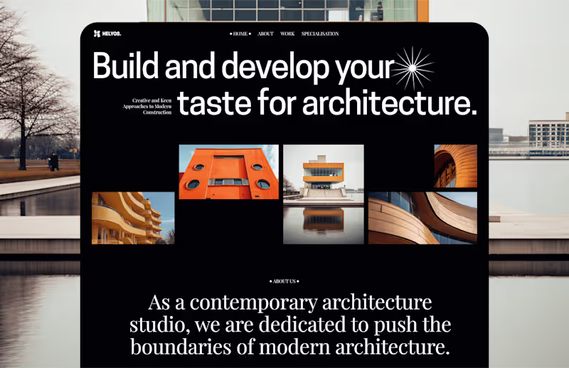 Cover image for Helyos - Architecture Agency Website