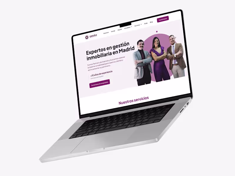 Cover image for Redesigning a Spanish Real Estate company website