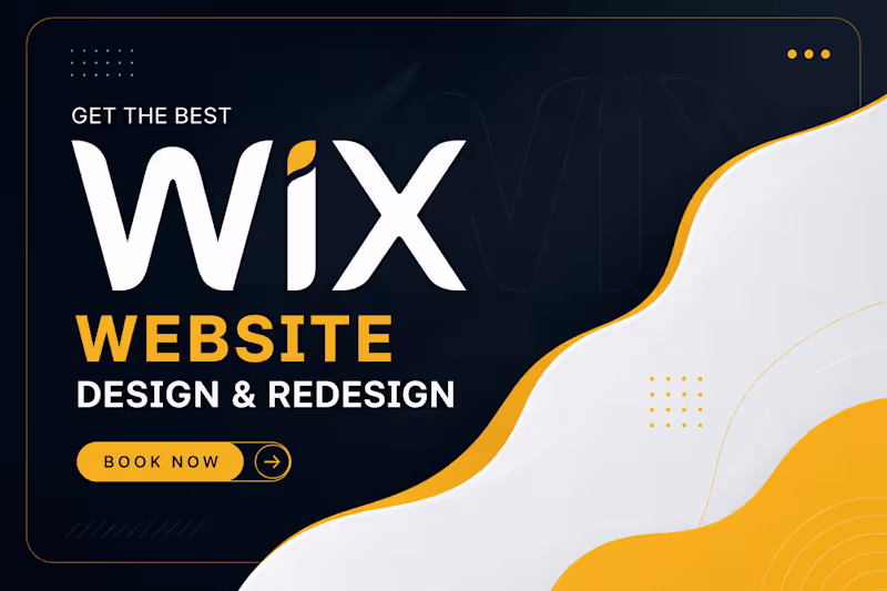 Cover image for wix studio website design & redesign 