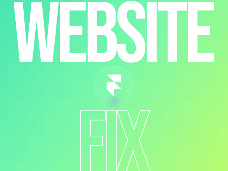 Cover image for Framer Website Fix
