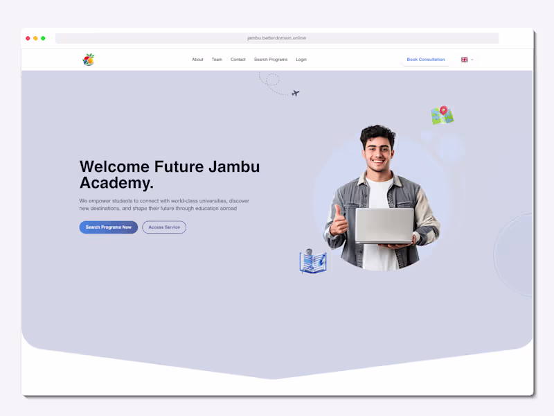 Cover image for Jambu - Study Abroad University Platform