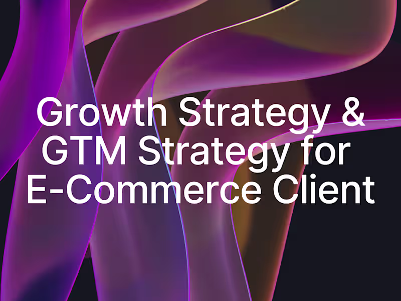Cover image for Growth & GTM Strategy for European Pet Care Brand Launch