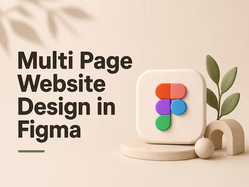 Cover image for Multi-Page Website Design in Figma
