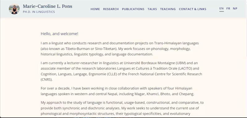 Cover image for Academic Portfolio Website
A clean, minimalist,