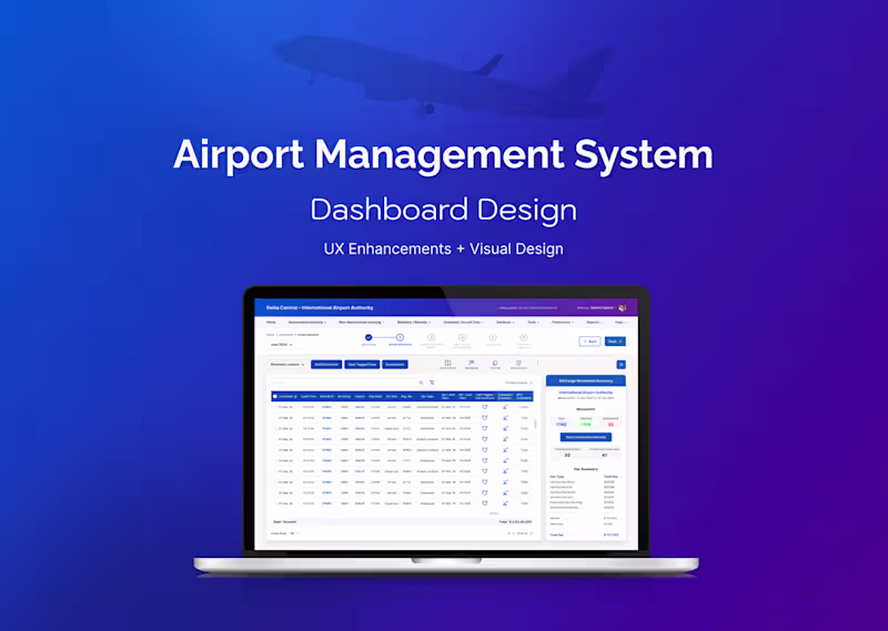 Cover image for Airport Management System Design