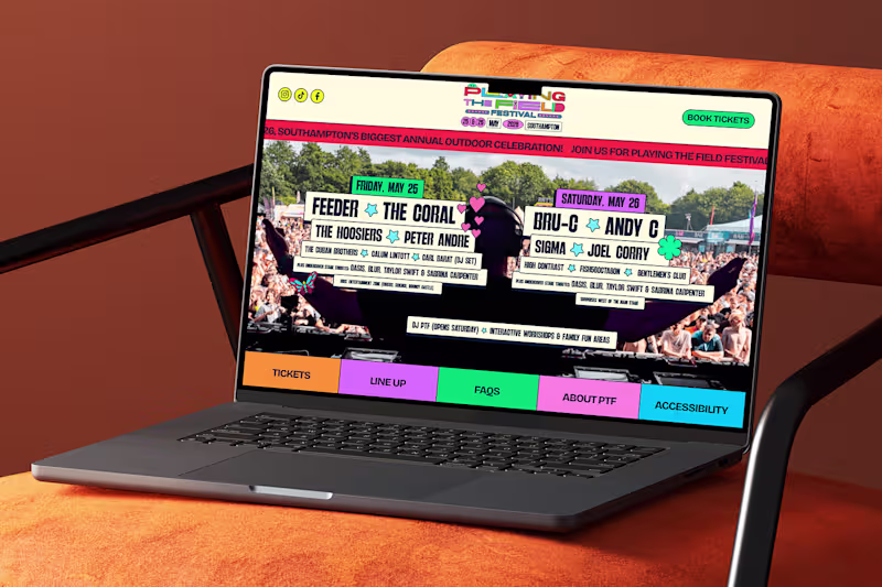 Cover image for Immersive Event UI/UX: Music Festival Web Experience