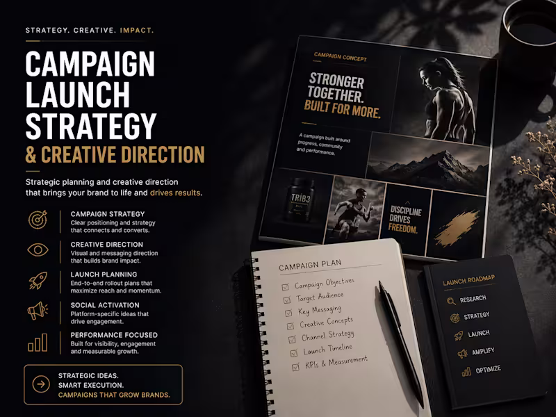 Cover image for Campaign Launch Strategy & Creative Direction