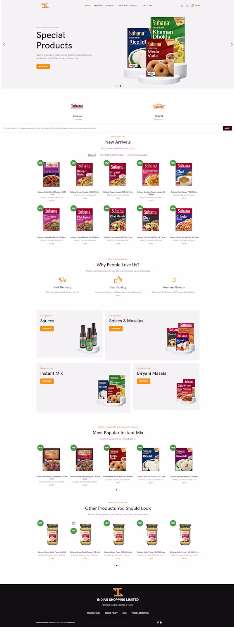Cover image for Indian Shopping Limited – Taste of home