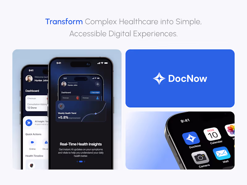 Cover image for Healthcare App UIUX design