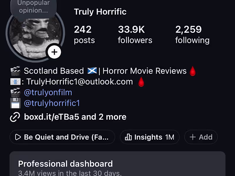 Cover image for Truly Horrific (@trulyhorrific) • Instagram photos and videos