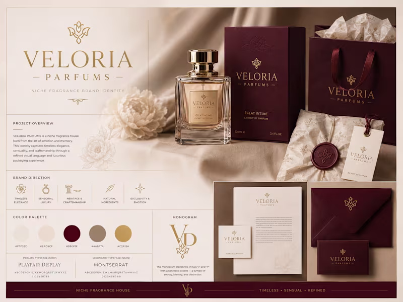 Cover image for VELORIA — Niche Perfume Brand