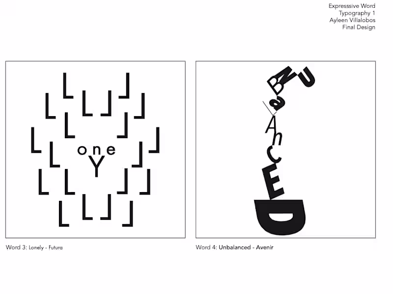 Cover image for Expressive Typography – Word Exploration