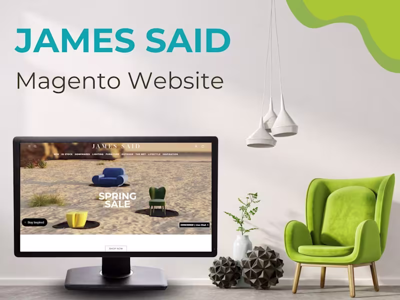 Cover image for James Said | Magento Website