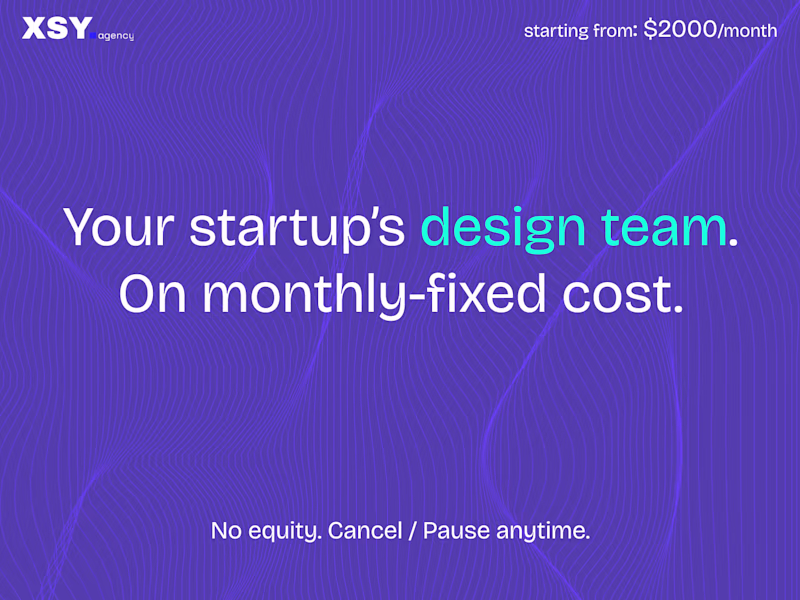 Cover image for Monthly Design Subscription - Fixed Cost. Cancel / Pause Anytime
