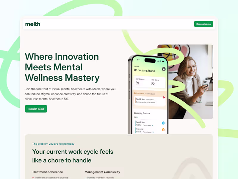 Cover image for Melth / Framer Website Design & Development