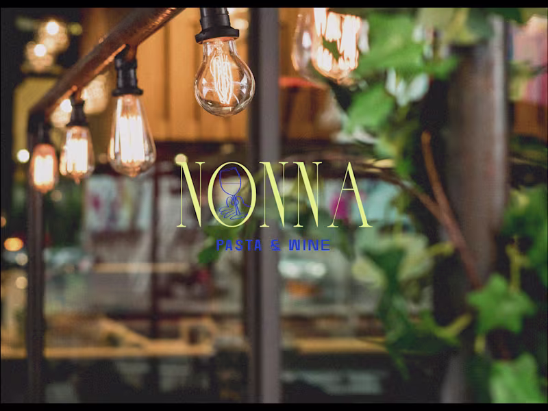 Cover image for Nonna, restaurant branding by Margaux 